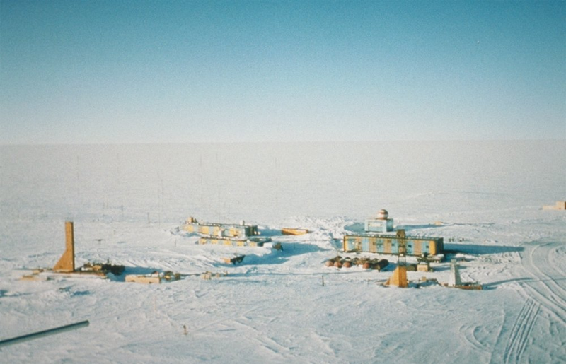 Estación Vostok. Wikimedia Commons